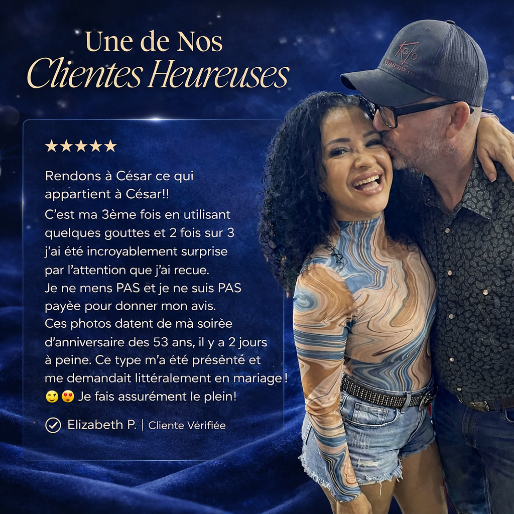 Le parfum aux phéromones qui attire les regards et les compliments