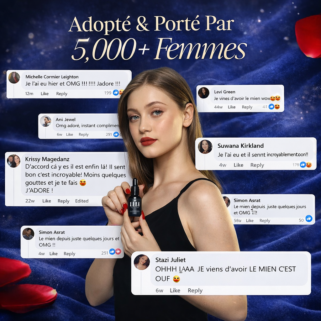 Le parfum aux phéromones qui attire les regards et les compliments